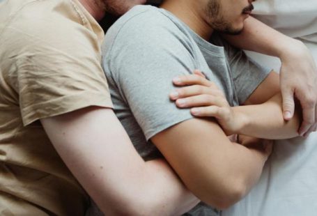Sleep - Two Men Cuddling in Bed