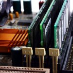 RAM - Black and Gray Computer Motherboard