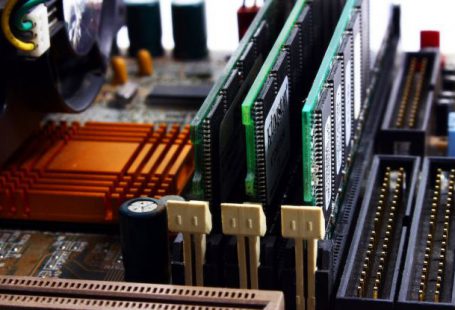 RAM - Black and Gray Computer Motherboard