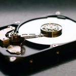 Hard Drive - Black Internal Hdd on Black Surface