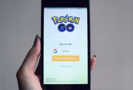 Augmented Reality - Pokemon Go Application on Smartphone Screen